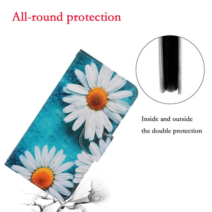 For Xiaomi Redmi 12C Colored Drawing Pattern Flip Leather Phone Case(Daisy) - Xiaomi Cases by buy2fix | Online Shopping UK | buy2fix