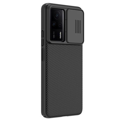 For Xiaomi Redmi K60E NILLKIN Black Mirror Series Camshield PC Phone Case(Black) - Xiaomi Cases by NILLKIN | Online Shopping UK | buy2fix