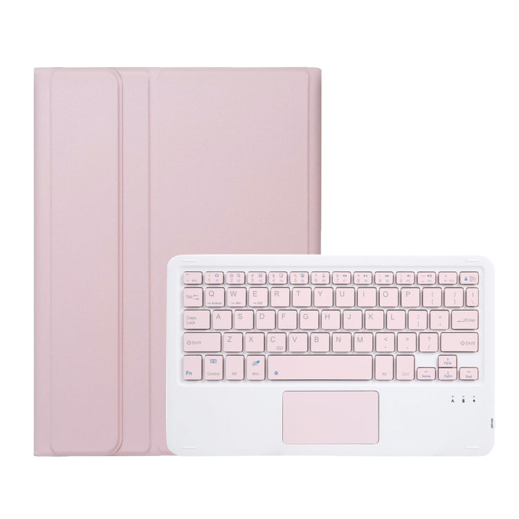 For Huawei MatePad 11 2023 AHW13-A Lambskin Texture Ultra-thin Detachable Bluetooth Keyboard Leather Case with Touchpad(Pink) - Huawei Keyboard by buy2fix | Online Shopping UK | buy2fix