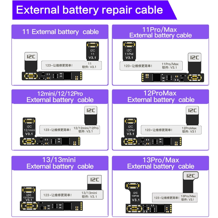 i2C KC01 Multi-function Comprehensive Battery Repair Instrument for iPhone 6-14 Pro Max, Version:High Configuration Version - Test Tools by i2C | Online Shopping UK | buy2fix