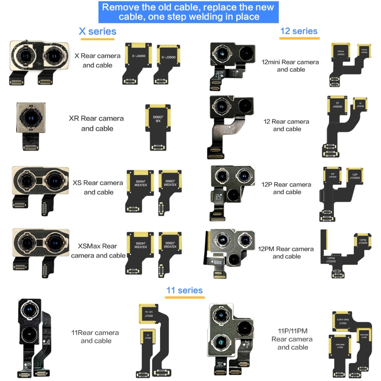 For iPhone 11 Pro / 11 Pro Max J7400 i2C Back Facing Ultra Wide Camera Cable - Repair & Spare Parts by buy2fix | Online Shopping UK | buy2fix