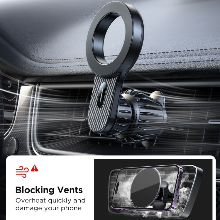 JOYROOM JR-ZS355 Magnetic Car Air Vent Phone Mount(Black) - In Car by JOYROOM | Online Shopping UK | buy2fix