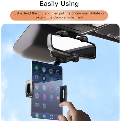 Yesido C196 Car Rearview Mirror Using Phone Holder(Black) -  by Yesido | Online Shopping UK | buy2fix