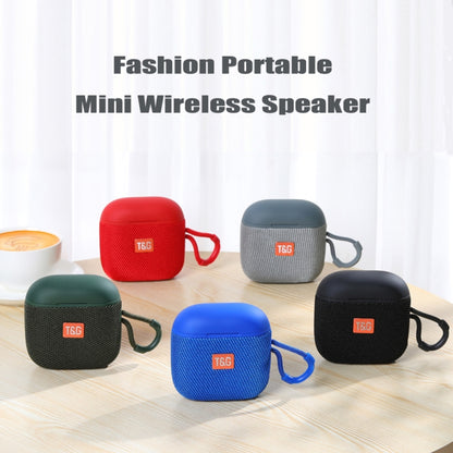 T&G TG809 2 in 1 Portable Outdoor Wireless Speaker & Mini TWS Bluetooth Earbuds(Dark Green) - Mini Speaker by T&G | Online Shopping UK | buy2fix