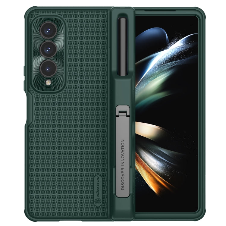 For Samsung Galaxy Z Fold4 5G / W23 NILLKIN Frosted Fold PC + TPU Phone Case(Green) - Galaxy Z Fold4 5G Cases by NILLKIN | Online Shopping UK | buy2fix