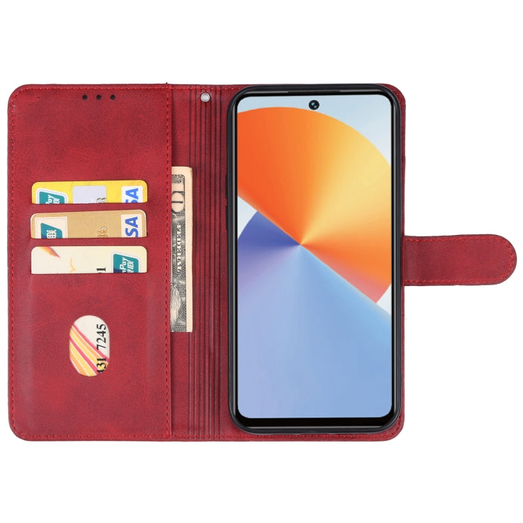 For Infinix Note 30 5G Leather Phone Case(Red) - Infinix Cases by buy2fix | Online Shopping UK | buy2fix