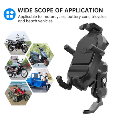 WUPP CS-1848A1 Motorcycle Shock Absorption Riding Phone Holder, Style:Rearview Mirror Type - Holder by WUPP | Online Shopping UK | buy2fix
