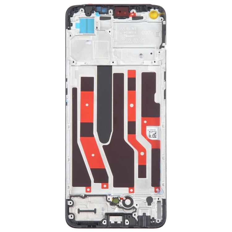 For OPPO Reno7 4G Original Front Housing LCD Frame Bezel Plate - Frame Bezel Plate by buy2fix | Online Shopping UK | buy2fix