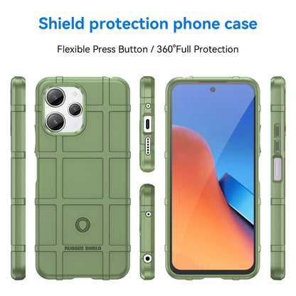 For Xiaomi Redmi 12 Full Coverage Shockproof TPU Phone Case(Green) - Xiaomi Cases by buy2fix | Online Shopping UK | buy2fix