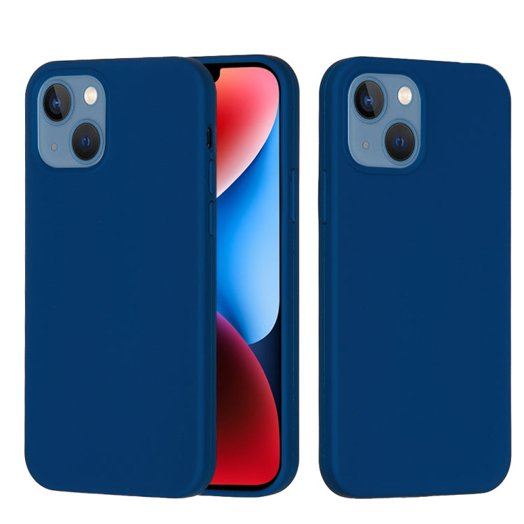 For iPhone 15 Solid Color Silicone Phone Case(Cobalt Blue) - iPhone 15 Cases by buy2fix | Online Shopping UK | buy2fix