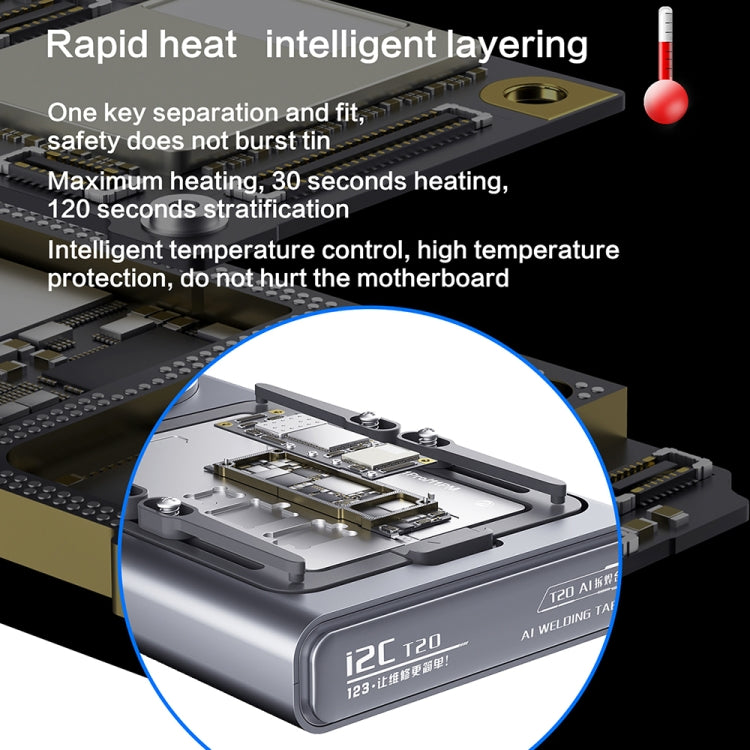 i2C T20 Heating Platform Module For iPhone 12 Series - Repair Platform by i2C | Online Shopping UK | buy2fix