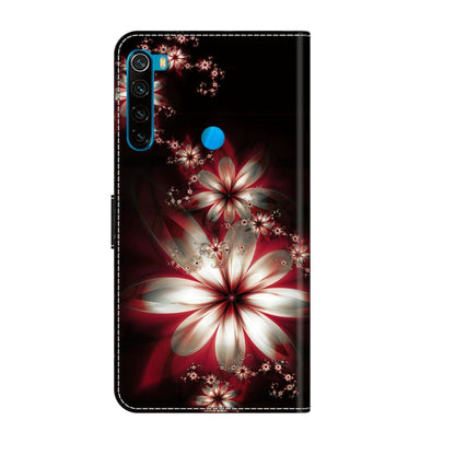 For Xiaomi Redmi Note 8 Crystal 3D Shockproof Protective Leather Phone Case(Fantastic Flower) - Xiaomi Cases by buy2fix | Online Shopping UK | buy2fix