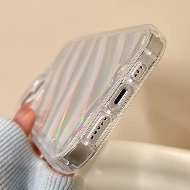 For iPhone 11 Pro Max Laser Sequin Waves TPU Phone Case(Transparent) - iPhone 11 Pro Max Cases by buy2fix | Online Shopping UK | buy2fix