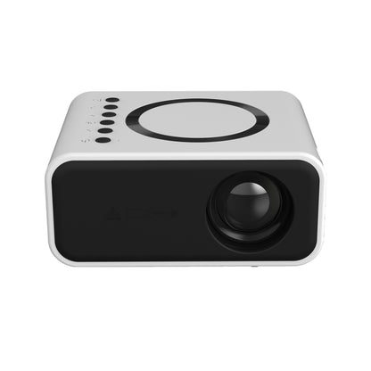 T300S 320x240 24ANSI Lumens Mini LCD Projector Supports Wired & Wireless Same Screen, Specification:AU Plug(White) - Mini Projector by buy2fix | Online Shopping UK | buy2fix