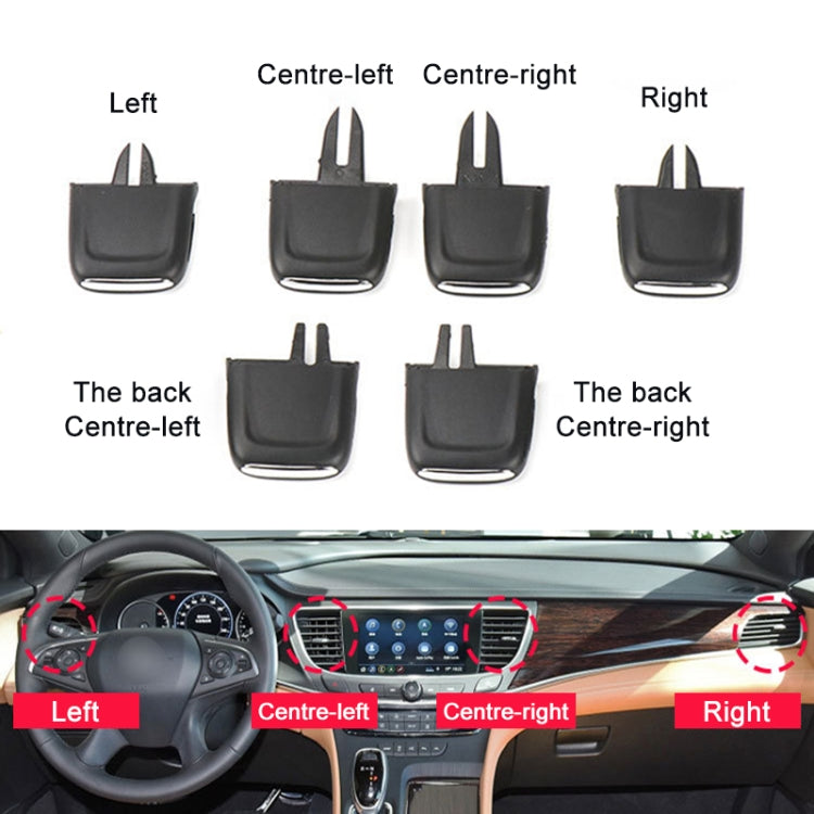 For Buick LaCrosse 2016-2021 Left-hand Drive Car Air Conditioning Air Outlet Paddle 26680098, Type:Front Row Middle Right Side - Air Conditioning System by buy2fix | Online Shopping UK | buy2fix