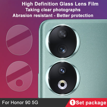 For Honor 90 5G IMAK Rear Camera Glass Lens Film, 1 Set Package - Other by imak | Online Shopping UK | buy2fix