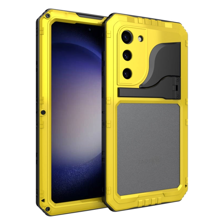 For Samsung Galaxy S23 5G RedPepper Wolf 360 Full Body Rugged IP68 Waterproof Phone Case(Yellow) - Galaxy S23 5G Cases by RedPepper | Online Shopping UK | buy2fix