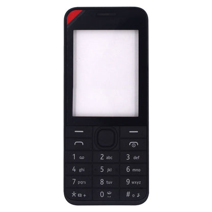 For Nokia 208 Full Housing Cover(Black) - Full Housing Cover by buy2fix | Online Shopping UK | buy2fix