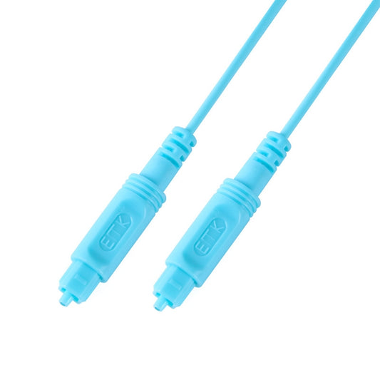 2m EMK OD2.2mm Digital Audio Optical Fiber Cable Plastic Speaker Balance Cable(Sky Blue) - Audio Optical Cables by EMK | Online Shopping UK | buy2fix