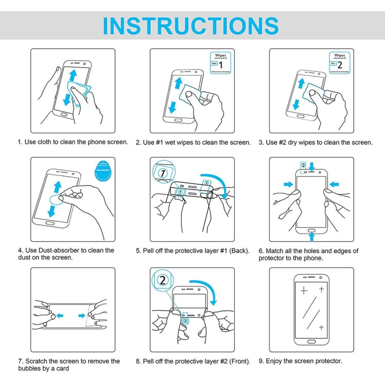 For Samsung Galaxy Tab S9 25pcs Full Screen HD PET Screen Protector - Tab S9 Tempered Glass by buy2fix | Online Shopping UK | buy2fix