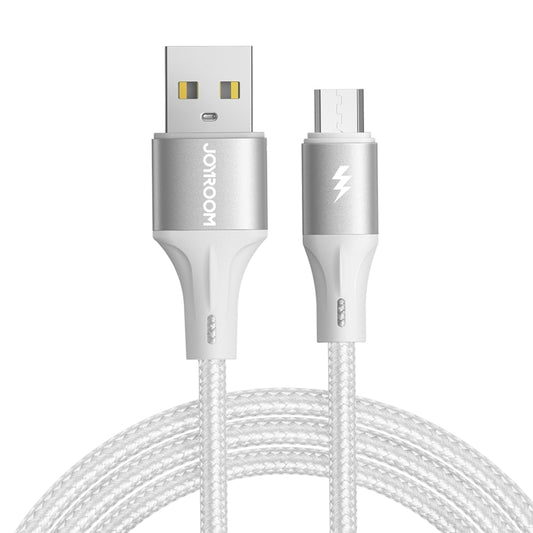JOYROOM SA25-AM3 3A USB to Micro USB Fast Charge Data Cable, Length:2m(White) - Micro USB Cable by JOYROOM | Online Shopping UK | buy2fix