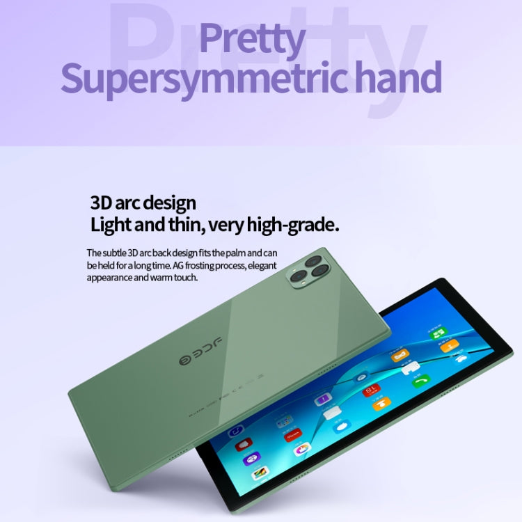 BDF P50 4G LTE Tablet PC 10.1 inch, 8GB+256GB, Android 12 MTK6762 Octa Core, Support Dual SIM, EU Plug(Green) - BDF by BDF | Online Shopping UK | buy2fix