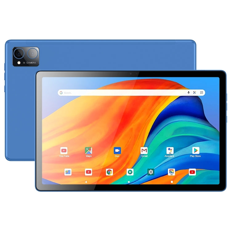 BDF P60 4G LTE Tablet PC 10.1 inch, 8GB+128GB, Android 11 MTK6755 Octa Core, Support Dual SIM, EU Plug(Blue) - BDF by BDF | Online Shopping UK | buy2fix