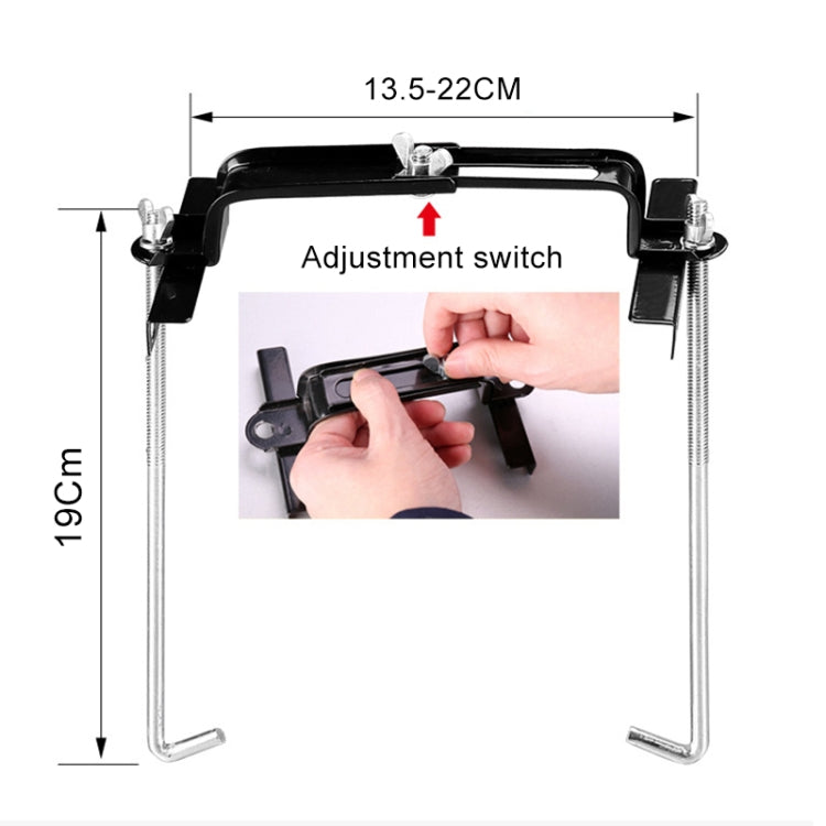 Car Universal Battery Bracket Adjustable Battery Fixed Holder + Base Tray, Size:28.5cm Base + 19cm Bracket - In Car by buy2fix | Online Shopping UK | buy2fix