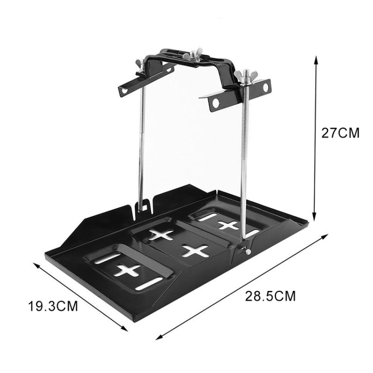 Car Universal Battery Bracket Adjustable Battery Fixed Holder + Base Tray, Size:28.5cm Base + 27cm Bracket - In Car by buy2fix | Online Shopping UK | buy2fix