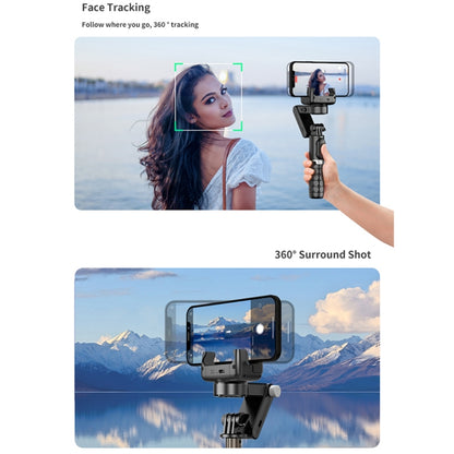 Q18 Desktop Intelligent Tracking Gimbal Stabilizer Multi-function Fill Light Selfie Stick(Black) - Handheld Gimbals by buy2fix | Online Shopping UK | buy2fix