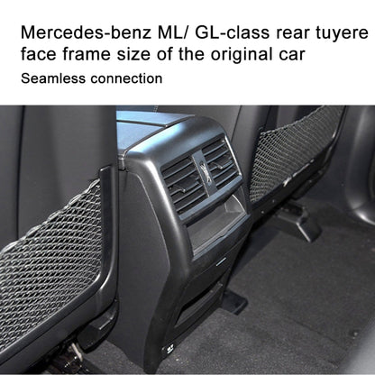 For Mercedes Benz ML320 / GL450 Car Rear Air Conditioner Air Outlet Panel Cover 166 680 7403, Style:Dual Hole(Grey) - Air Conditioning System by buy2fix | Online Shopping UK | buy2fix