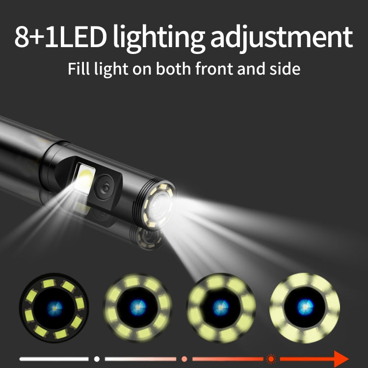 P120 Rotatable 8mm Dual Lenses Industrial Endoscope with Screen, 9mm Tail Pipe Diameter, Spec:5m Tube -  by buy2fix | Online Shopping UK | buy2fix
