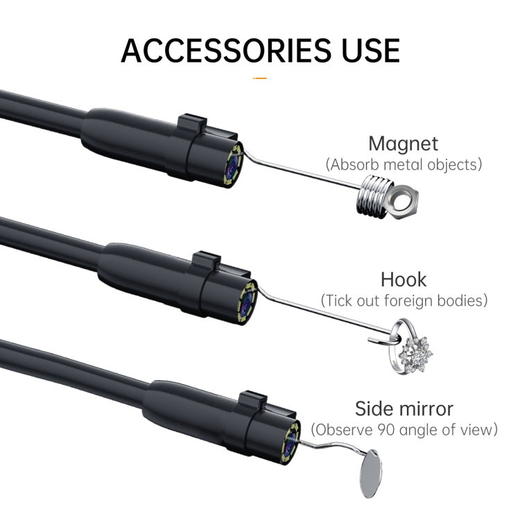 P200 5.5mm Front Lenses Integrated Industrial Pipeline Endoscope with 4.3 inch Screen, Spec:50m Tube -  by buy2fix | Online Shopping UK | buy2fix