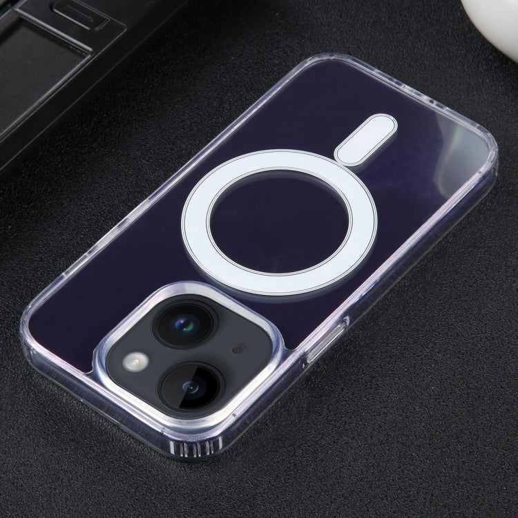 For iPhone 15 GEBEI MagSafe Magnetic Transparent Phone Case(Transparent) - iPhone 15 Cases by GEBEI | Online Shopping UK | buy2fix