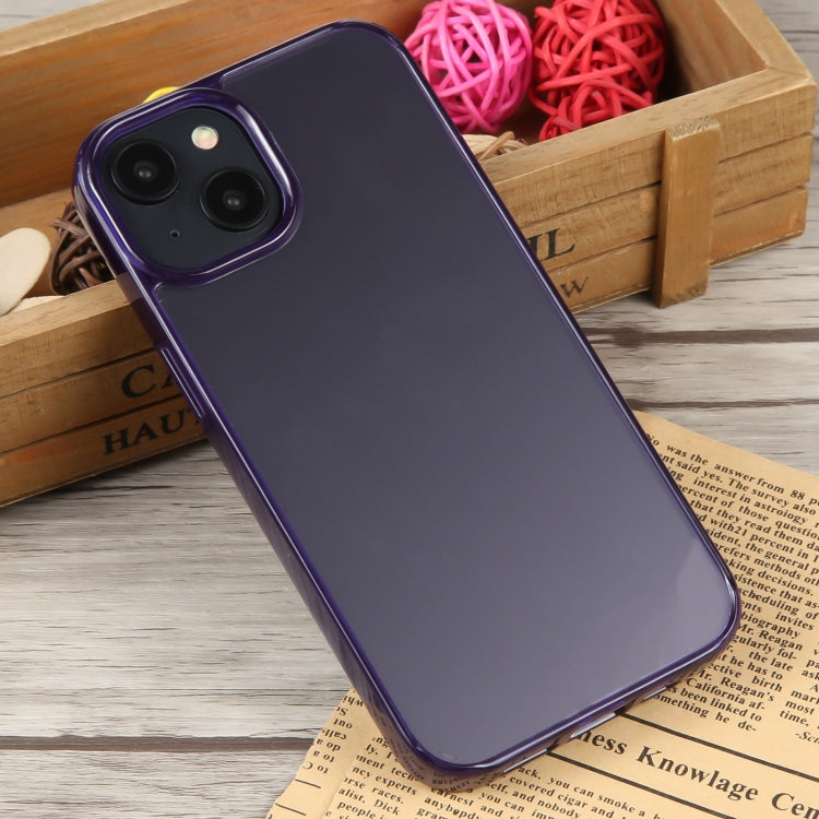 For iPhone 15 GEBEI Acrylic Phone Case(Purple) - iPhone 15 Cases by GEBEI | Online Shopping UK | buy2fix