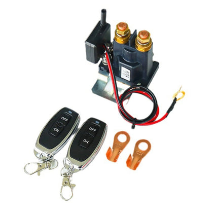 12V 500A Car Battery Remote Control Relay Rotary Switch Cut, Style:with 2 x Remote Control - Relays by buy2fix | Online Shopping UK | buy2fix