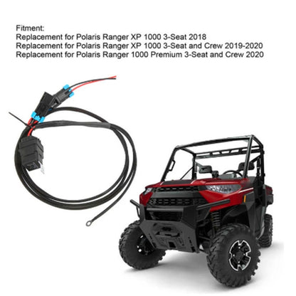 For Polaris Ranger XP 1000 2018 12V 40A Car Reverse Light Wiring Harness Spare Light Cable - DIY Cables by buy2fix | Online Shopping UK | buy2fix