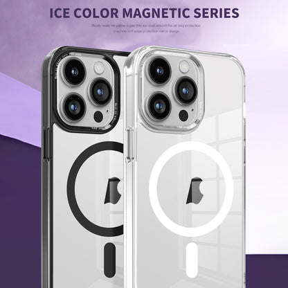 For iPhone 13 Pro Ice Color Magnetic Series PC + Acrylic Magsafe Phone Case(Grey) - iPhone 13 Pro Cases by buy2fix | Online Shopping UK | buy2fix