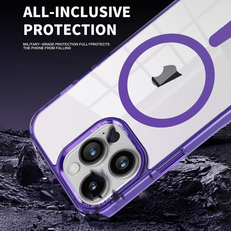 For iPhone 13 Pro Ice Color Magnetic Series PC + Acrylic Magsafe Phone Case(Grey) - iPhone 13 Pro Cases by buy2fix | Online Shopping UK | buy2fix