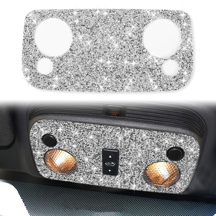 For Ford Mustang 2009-2013 2pcs Car Reading Light Diamond Decoration Sticker, Left Hand Drive - Car Interior Mouldings by buy2fix | Online Shopping UK | buy2fix