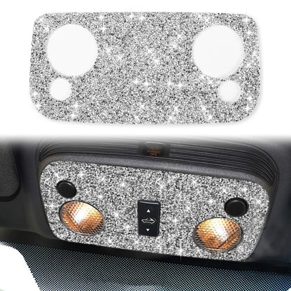 For Ford Mustang 2009-2013 2pcs Car Reading Light Diamond Decoration Sticker, Left Hand Drive - Car Interior Mouldings by buy2fix | Online Shopping UK | buy2fix