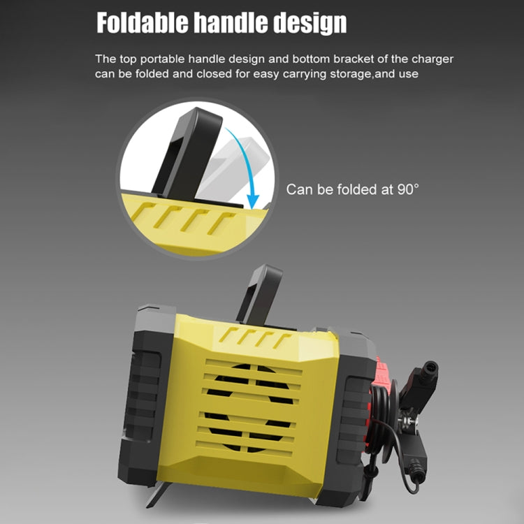 FOXSUR 12V / 24V 10A Portable Motorcycle Car Smart Battery Charger(UK Plug) - Battery Charger by FOXSUR | Online Shopping UK | buy2fix