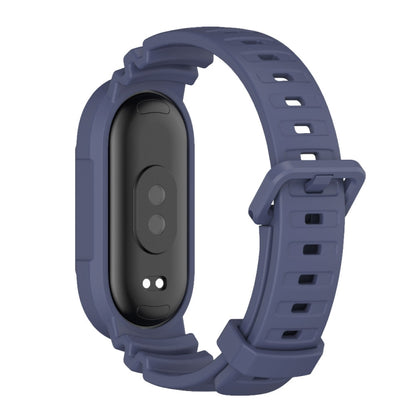 For Xiaomi Mi Band 8 MIJOBS GS Unibody Solid Color Sports Watch Band(Midnight Blue) - Watch Bands by MIJOBS | Online Shopping UK | buy2fix