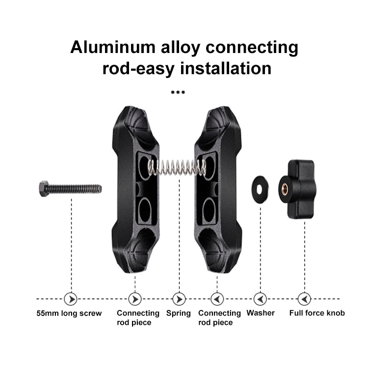 RUIGPRO Crab Clamp Action Camera Bracket Dual-Head Crab - Holder by RUIGPRO | Online Shopping UK | buy2fix