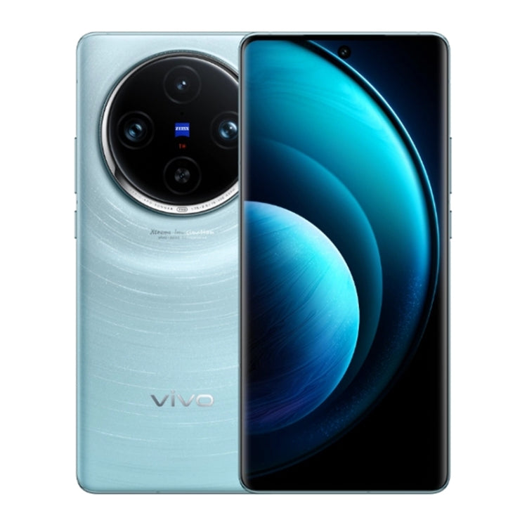 vivo X100 Pro, 16GB+256GB, Face ID / Fingerprint Identification, 6.78 inch Android 14 OriginOS 4 Dimensity 9300 Octa Core 3.25GHz, OTG, NFC, Network: 5G(Blue) - vivo by vivo | Online Shopping UK | buy2fix