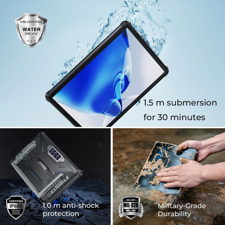 OUKITEL RT7 TITAN 5G Network IP68/IP69K Rugged Tablet, 12GB+256GB, 10.1 inch Android 13 MediaTek Dimensity 720 Octa Core Support Dual SIM, EU Plug(Blue) - Other by OUKITEL | Online Shopping UK | buy2fix