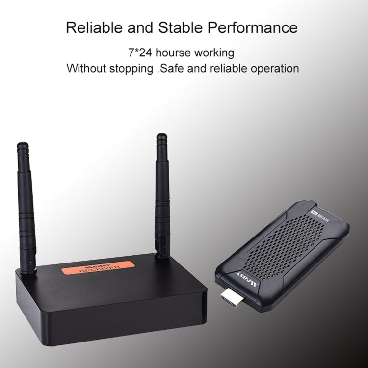 Measy FHD656 Mini 1080P HDMI 1.4 HD Wireless Audio Video Transmitter Receiver Extender Transmission System, Transmission Distance: 100m, EU Plug - Computer & Networking by Measy | Online Shopping UK | buy2fix