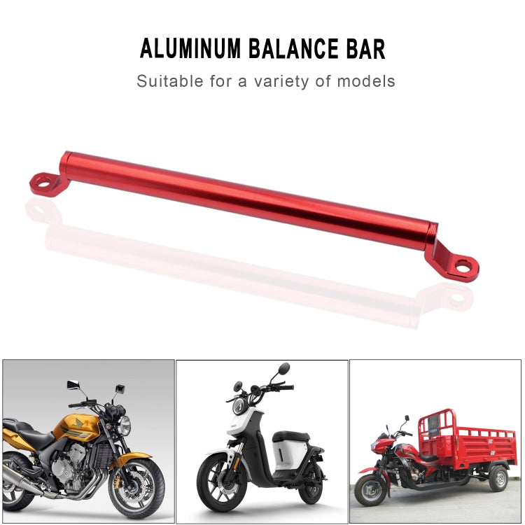 CS-859A4 Motorcycle Electric Vehicle Aluminum Alloy Extended Balance Bar Headlight Mobile Phone Bracket(Red) - Others by buy2fix | Online Shopping UK | buy2fix