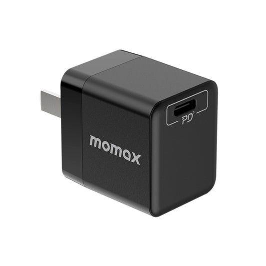 MOMAX UM35 PD 20W USB-C / Type-C Fast Charger Power Adapter, CN Plug(Black) -  by MOMAX | Online Shopping UK | buy2fix