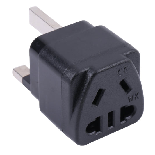 Portable Universal Five-hole WK to UK Plug Socket Power Adapter with Fuse - Consumer Electronics by buy2fix | Online Shopping UK | buy2fix